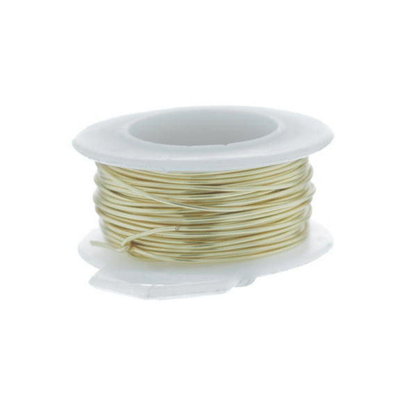 12 Gauge Round Silver Plated Gold Copper Craft Wire - 5 ft