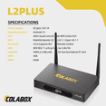 thumbnail image 2 of Colabox L2 PLUS High-Performance TV Box – 4GB RAM 64GB ROM, Android 14.0, 4K Ultra HD, Wi-Fi 6, Gigabit Ethernet, Voice Remote Included, 2 of 5
