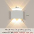 thumbnail image 2 of waterproof aluminium outdoor wall light 4w 3000k warm light, 2 of 5