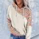 thumbnail image 1 of Pntutb moda mujer manga larga otoño camiseta impresión bolsillos con capucha blusa tops Pntutb Pntutb-4141, 1 of 7