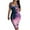 Hot Pink Womens Summer Dress, variant on USSUMA Sundress for Women Beach Vacation Knee Length Club Pencil Bodycon Sexy Midi Summer Dresses for Women Casual U Neck Sleeveless Tropical Hawaiian Plus Size Party Sun Dresses