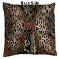 thumbnail image 2 of PKQWTM Animal print leopard Reversible Mermaid Cushion Cover Home Decor Sequin Pillow Case Size 16x16 inches, 2 of 2