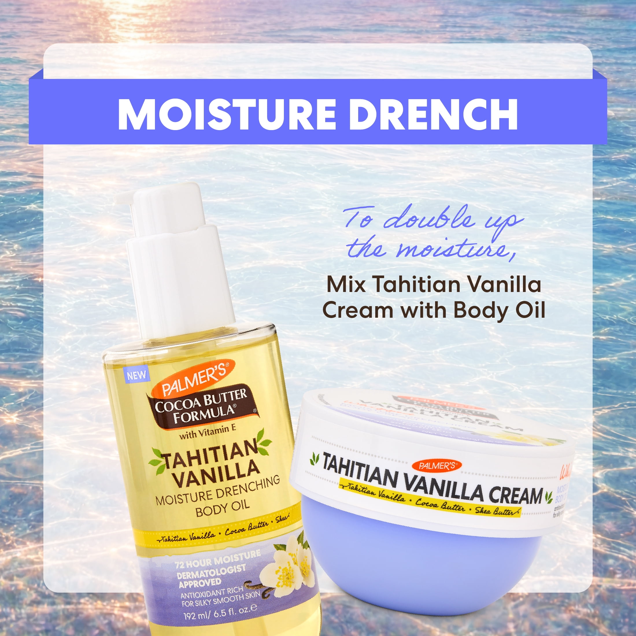 Palmer's Moisturizing Body Oil with Tahitian Vanilla, 6.5 fl oz