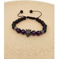 thumbnail image 2 of Wolf Head Bracelet - Stone Beaded Bracelet for Men and Boys,Charm Wolf Bracelet for Friends, 2 of 4