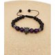 thumbnail image 2 of Wolf Head Bracelet - Stone Beaded Bracelet for Men and Boys,Charm Wolf Bracelet for Friends, 2 of 3