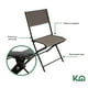 thumbnail image 3 of Juego De Jardin 6 Piezas Sillas Exterior Mesa Con Sombrilla gris oscuro, 3 of 8