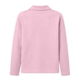 thumbnail image 5 of Perfectbot Women's Vintage Long Sleeve Collared Shirt, Stretch Knit Button Up Top Casual Office Work Wear, 5 of 8