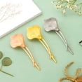 thumbnail image 4 of 9Pcs 3 Colors Iron Hair Bobby Pins Hair Accessories for Women Girls with Imitation Pearls Calla Lily Mixed Color 75x24.5x11mm 3pcs/color, 4 of 5