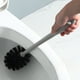 thumbnail image 5 of Escobilla de baño de mango largo con base magnética de pared sin taladro | Set de limpieza de inodoro de plástico gris, azul y rosa | Portaescobillas para baño de pie o de pared, 5 of 7