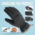 thumbnail image 6 of GOUNOD Thermal Insulated Cold Weather Gloves, Waterproof Windproof Touch Screen Gloves for Running, Driving, Cycling, Hiking, 6 of 9