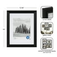 thumbnail image 6 of Mainstays – 11x14 matted for 8x10 Picture Frame – Black Matted Gallery Traditional Program Wall Photo Frame, 6 of 13