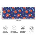 thumbnail image 3 of Pioneer Flower Floral Print Pattern Bathroom Rugs Mat, Non Slip Microfiber Bathroom Rug with Rubber Backing, Soft Mats for Bathroom Floor Tub Shower, 17"x47", 3 of 5