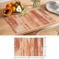 thumbnail image 6 of Orange Beige Ombre Placemats Set of 8 Modern Abstract Art Oil Painting Place Mats Indoor Wipeable Table Mats Washable Cloth Dining Table Placemats for Kitchen Holiday Party Home Decor 13x19 Inch, 6 of 9