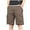 094 Coffee, variant on Hurxie Mens Shorts Athletic Cotton Shorts Mens Plus Mens Shorts Athletic with Pockets ( Big and Tall Men's )