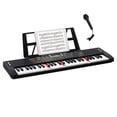 thumbnail image 1 of GLARRY 54 Teclas Iluminadas Teclado Eléctrico Piano para Principiantes Teclado Musical Portátil Bebé con Atril, Micrófono, Fuente de Alimentación, Auriculares, 1 of 5