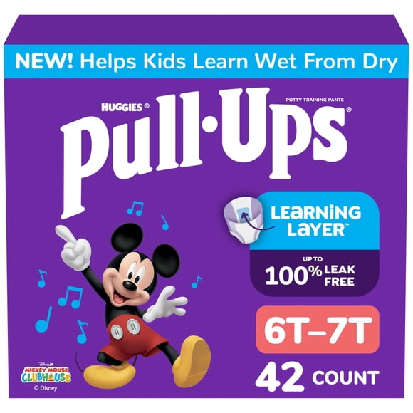 Protectores de Incontinencia Pull-Ups para Niños 6T-7T 42 Unidades