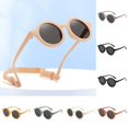 thumbnail image 5 of Ticikt Round Polarized Sunglasses Cute Sunglasses for Children 0 to 3 Years Old, Ideal for Beach Holiday,Color:Black, 5 of 6