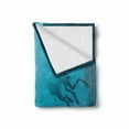 thumbnail image 2 of Diver Soft Flannel Fleece Throw Blanket, Scuba Divers and Coral Reef with Other Nautical Bubbles Swim Fins Illustration, Cozy Plush for Indoor and Outdoor Use, 60" x 80", Multicolor, by Ambesonne, 2 of 6