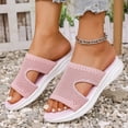 thumbnail image 5 of YOUYEDIAN Orthopedic Sandals for Women Dressy Open Toe Arch Support Shoes Summer Waterproof Non Slip Slip on Casual Slippers, 5 of 9