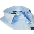 thumbnail image 5 of Men's Shirt Christopher Lena PROPER 100% Cotton Wrinkle Free p720ttsr Blue Slim, 5 of 6