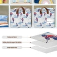 thumbnail image 4 of Yayeee Foldable Storage Basket for Shelves with Handles Set of 2 Waterproof Cloth Bins, Ice Rink, 4 of 7