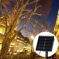 thumbnail image 3 of Solar String Lights 72ft 200 LED Rope Light 8 Modes Warm White Lights for Party Garden Home Festival Decoratio, 3 of 8