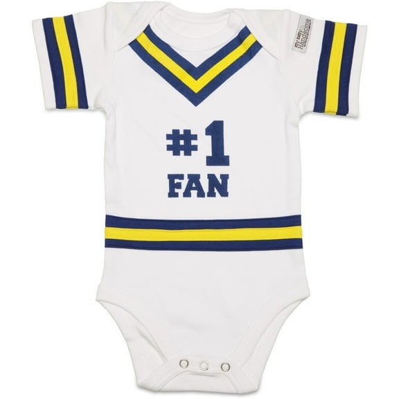 Blue & Gold - 0-6 Months Infant Onesie