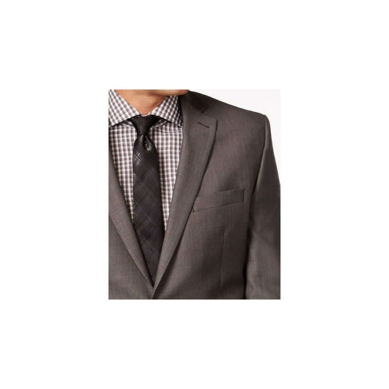 RALPH LAUREN Mens Gray Ultraflex Heather Regular Fit Wool Blend Suit Separate Blazer Jacket 52R Walmart