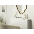 thumbnail image 6 of Kate and Laurel Corblynd Wood Wall Mounted Desk, White/Gold 30x16x16, 6 of 11