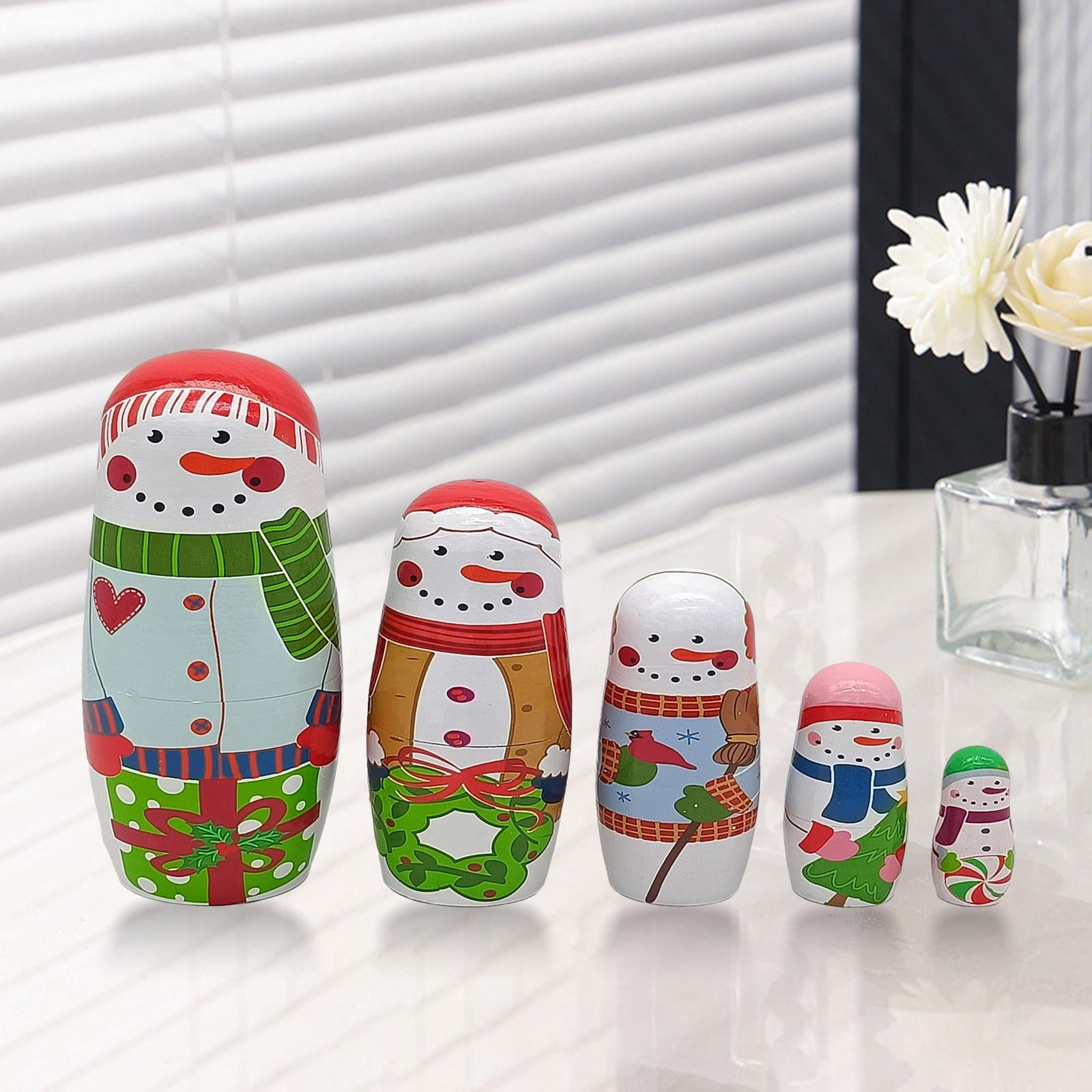 Poupée russe de collection Enfants de neige Poupée russe de collection Enfants de neige