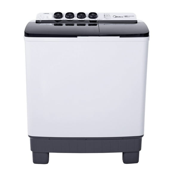 Lavadora Semiautomática Midea Dos Tinas 13Kg Twin Force Pulsator Blanca Midea MT100W130/W-MX