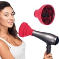 thumbnail image 1 of 1 PCS Silicone Hair Dryer Cover Travel Hairdryer Hair Dryer Diffuser Universal Hair Diffuser Attachment, 1 of 5
