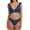 Blue, variant on Alove Women Butterfly Bikini Tie Swimsuit Tankini Beach 2 Pieces