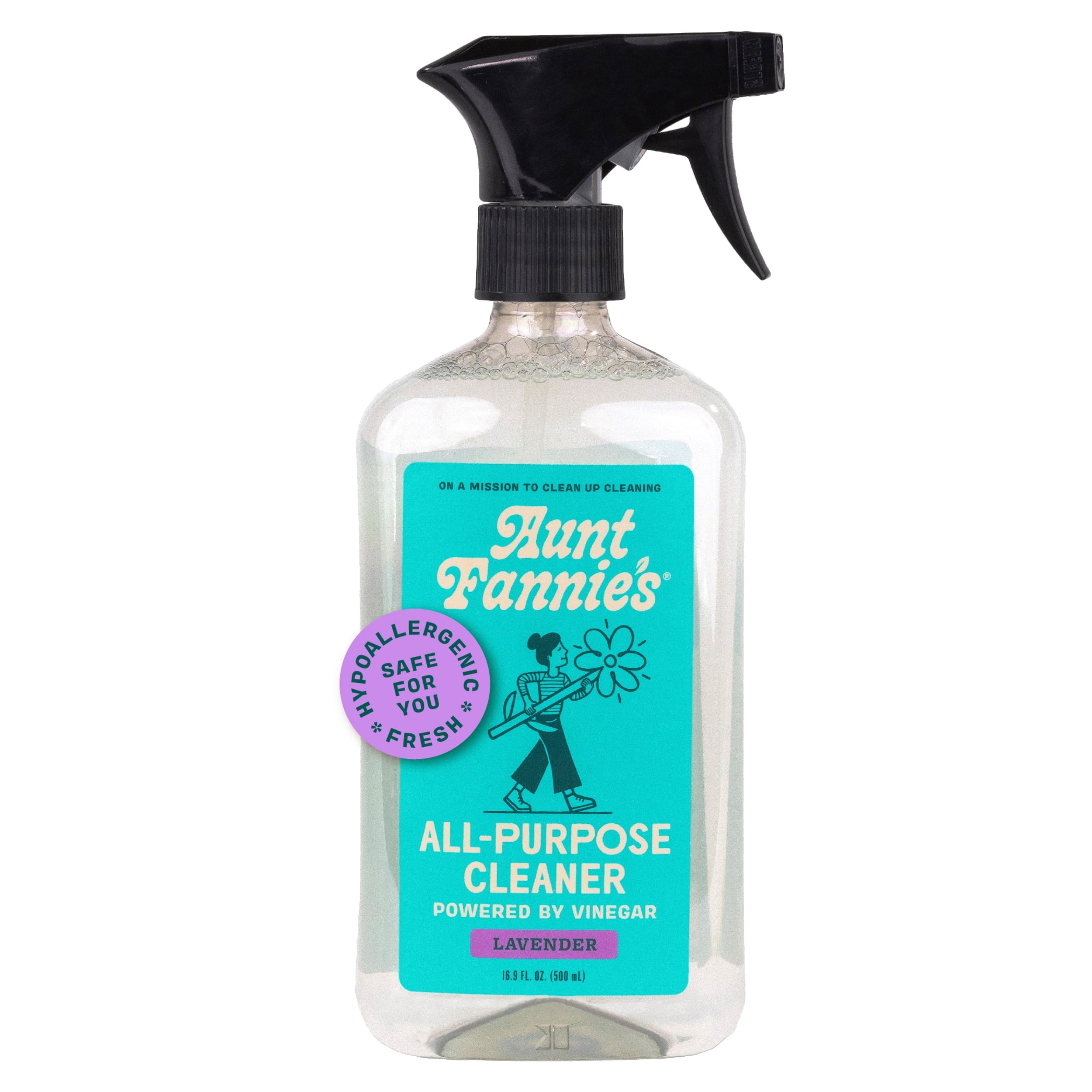 (2 pack) Aunt Fannie's All-Purpose Cleaning Vinegar Spray, Lavender, 16.9 oz