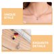 thumbnail image 3 of KAKOWELY 2 juegos de collar difusor de aceites esenciales para mujer, colgante de aroma con bola hueca y piedra volcánica, joyería de aromaterapia portátil para uso diario., 3 of 5