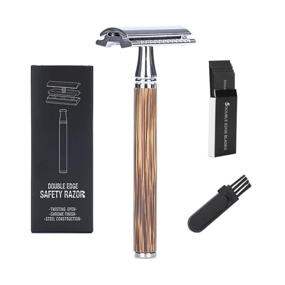 Eco-Friendly Bamboo Double Edge Razor Safety Shaving Razor Classic for Women Men