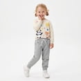 thumbnail image 6 of Resinta 3 Pack Toddler Girls Boys Sweatpants Kids Casual Athletic Pull-On Cotton Jogger Pants with Drawstring for Boys Girls, 6 of 10