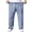 Light blue, variant on Mens Baggy Jeans Stretch Denim Wide Leg Trousers Loose Fit Casual Pants Elastic Waisted Denim Pants for Men with Drawstring Streetwear Blue L