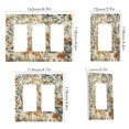 thumbnail image 2 of Yayeee Rocker Switch Wall Plate 1-Gang 4.6"x2.9" Home Decorative Outlet Cover, Deer Pattern, 2 of 6