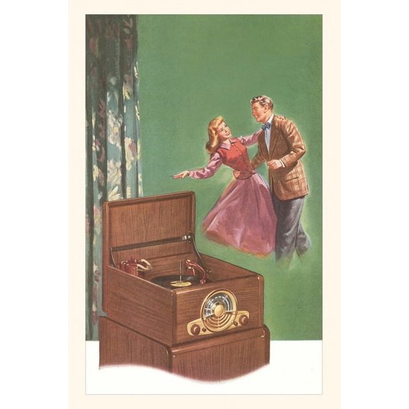Pocket Sized - Found Image Press Journals: Vintage Journal Forties Couple Dancing to Record Player (Paperback)