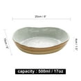thumbnail image 2 of Qeeadeea Large Ceramic Pasta Bowl, Stackable Deep Soup Plate, Salad Bowl, Pasta Salad Bowls Large Serving Bowl Ceramic-E-500ml, 2 of 6