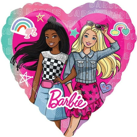28 inch Barbie Dream Together Foil Mylar Balloon - Party Supplies Decorations
