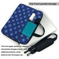 thumbnail image 3 of Snowflake Design Laptop Bag, 13 inch Laptop or Tablet, Business Casual Laptop Bag, 3 of 8