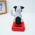 thumbnail image 2 of Jiibva Solar Powered Shaking Head Dog, Funny Swinging Animal Dancer Dancing Figures, Solar Eco-Friendly Bobbleheads for Car Dashboard & Home Decoration Gift, 2 of 7