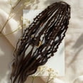 thumbnail image 2 of Elastic Dreadlock Ponytail, Braided Hair Extension, 70cm Faux Locs Ponytail, Synthetic Hairpiece for Styling, Versatile Hairstyle Accessory, Easy to Wear Ponytail Extension for Various Looks, 2 of 5