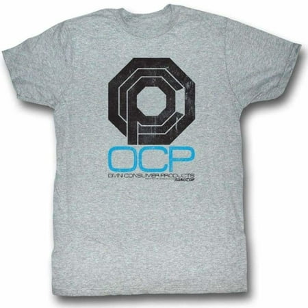 Robocop Movie Omni Consumer Adult T-Shirt Tee Gray