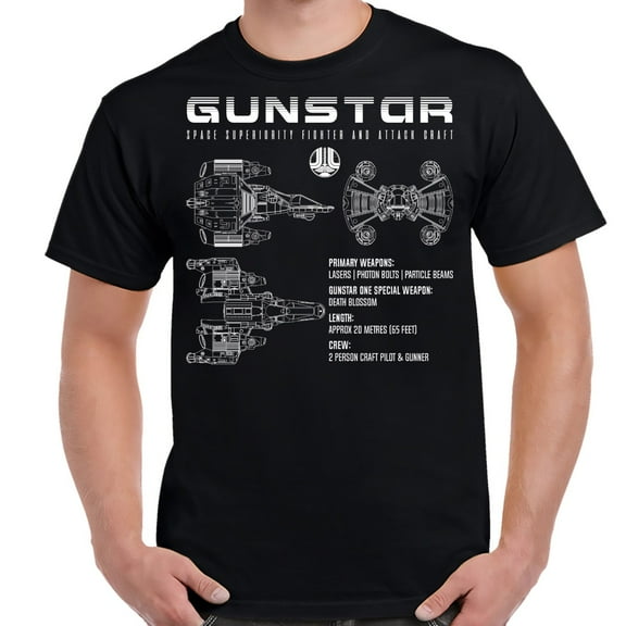 The Last Starfighter Gunstar Schematic Shirt-XXXL