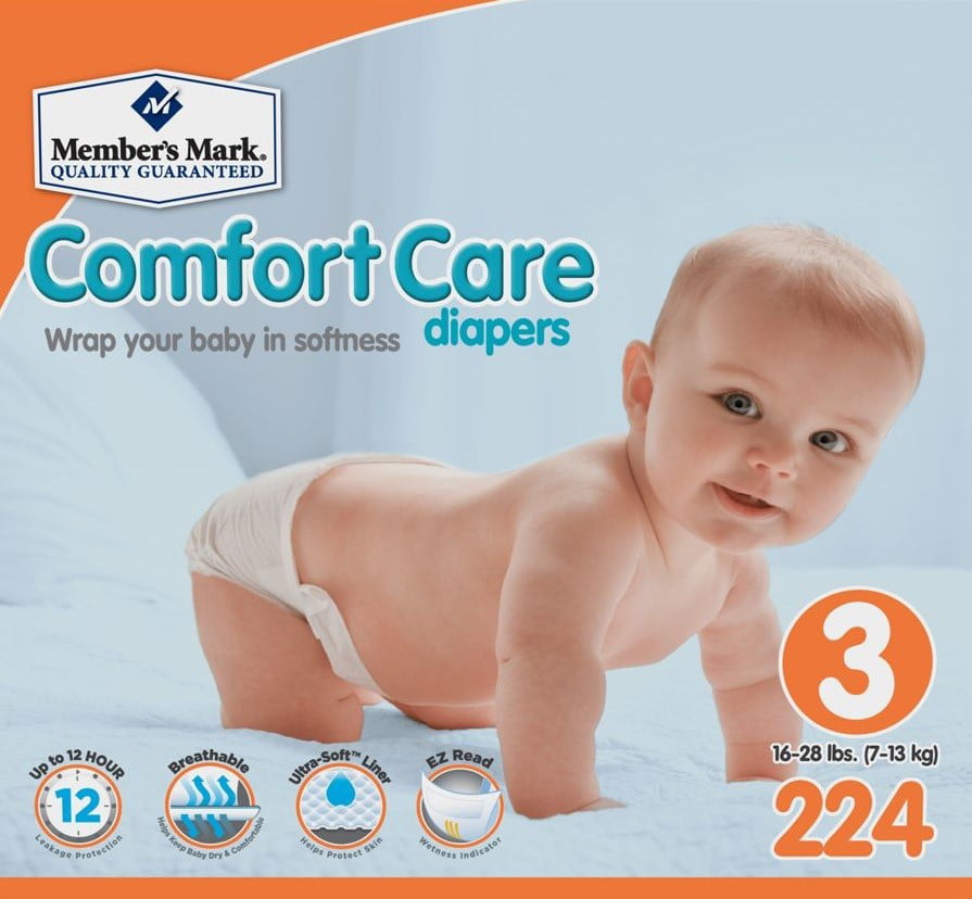 member's mark comfort care diapers