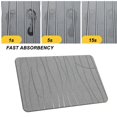 thumbnail image 4 of Bath Mat Rug, Quick Drying Bath Mats Diatomaceous Earth Bath Mat Super Absorbent Living Room Floor Mat Nonslip Bottom Easy To Clean Bathroom Rugs Simple Kitchen Doormat, 4 of 8