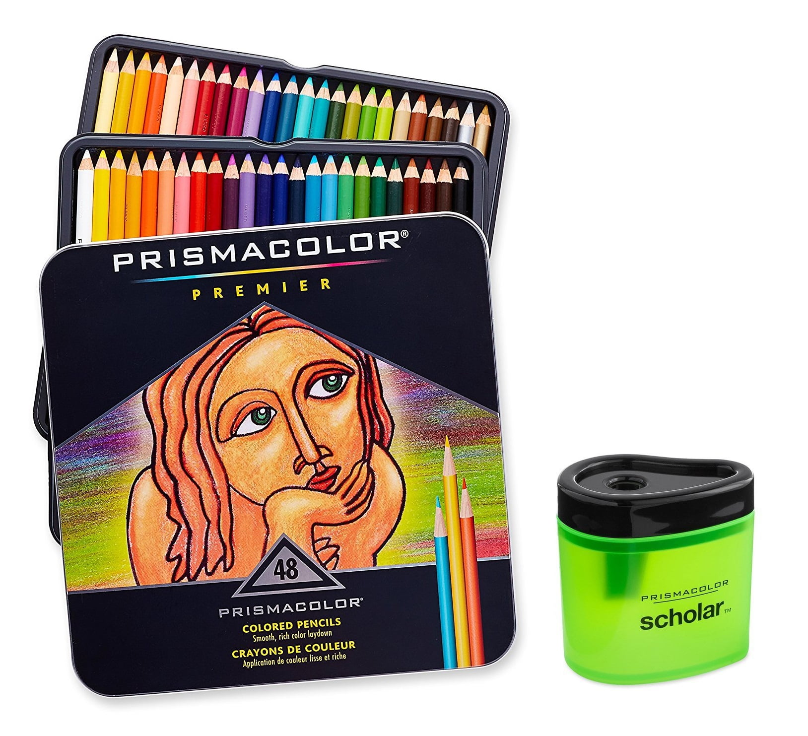 Prismacolor Premier Soft Core Colored Pencil, Set of 48 Assorted Colors